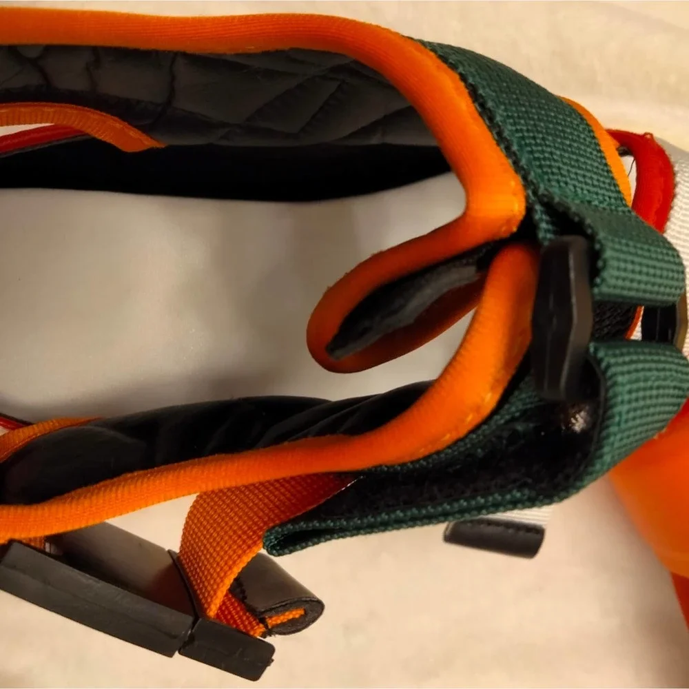 Multicolored chunky ankle strap sandals women size 6.5 - Picture 6 of 7